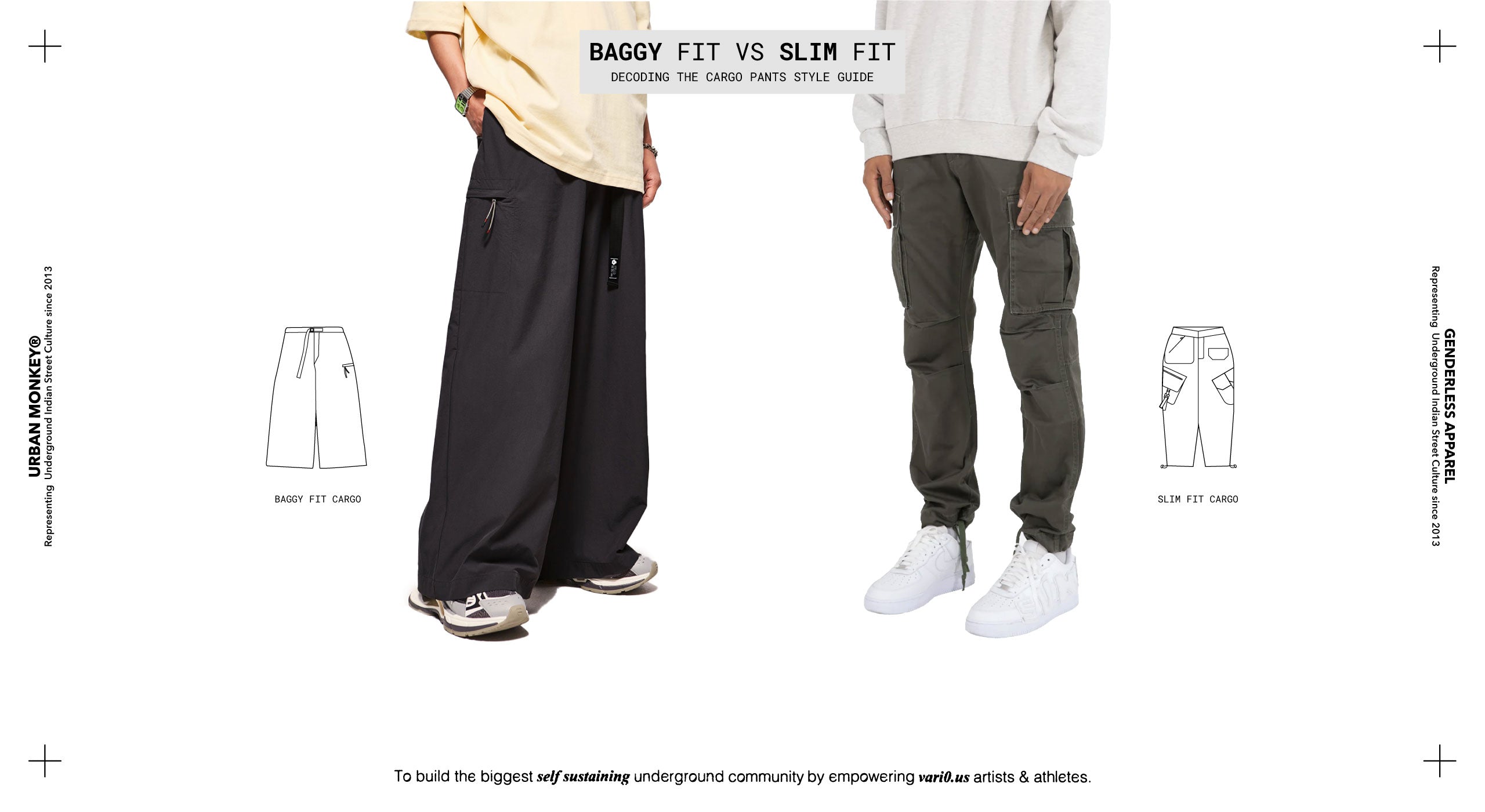 Cargo pants vs Baggy Jeans. Which one do you prefer? #cargopants #bagg