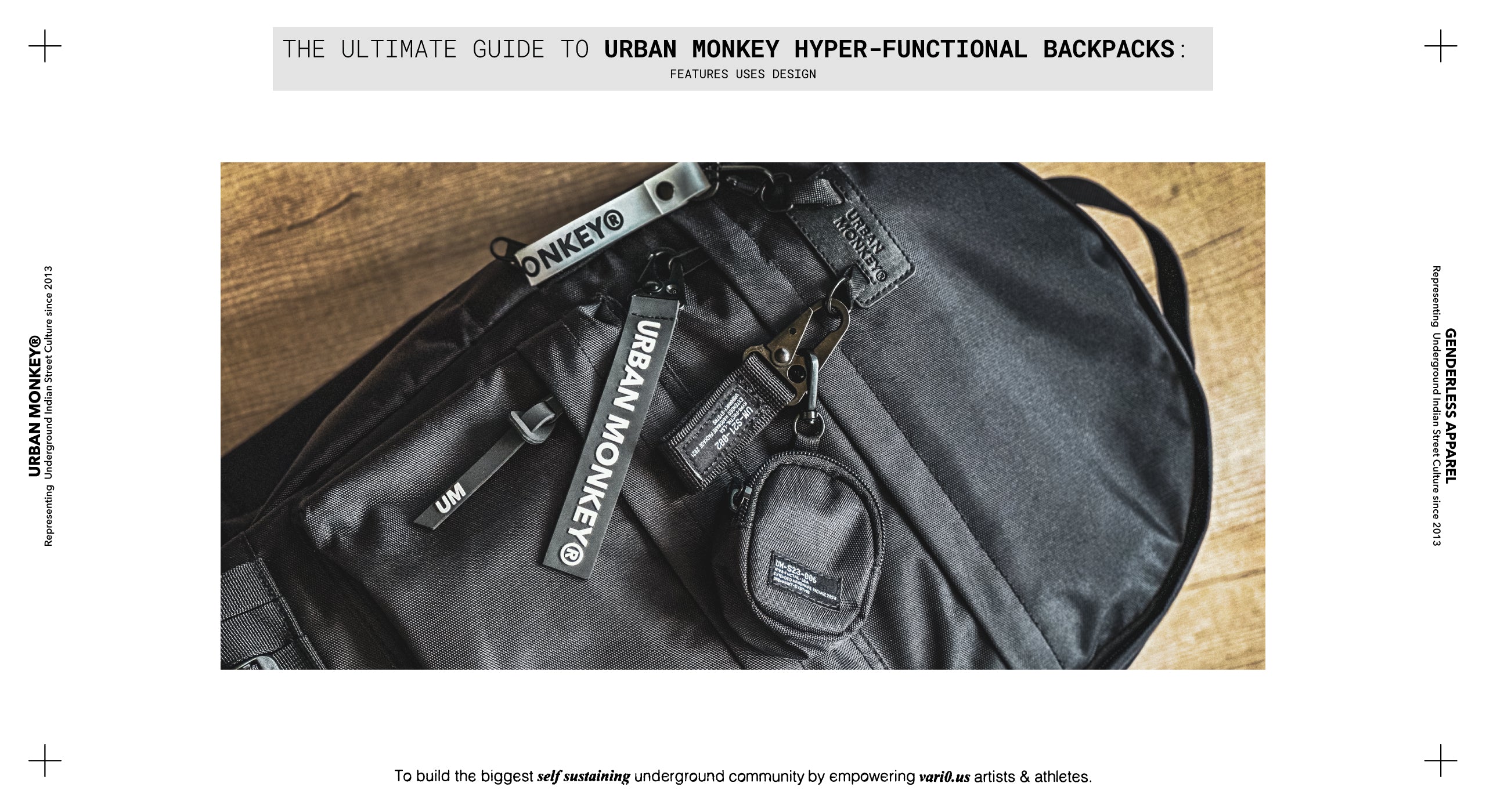 The Ultimate Guide to Urban Monkey Hyper-Functional Backpacks: Feature – Urban  Monkey®