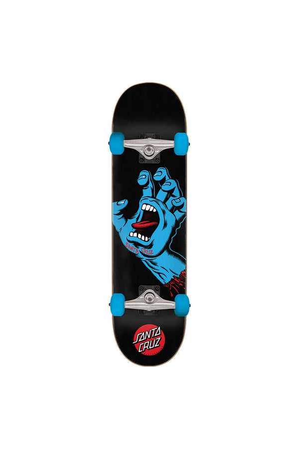 Screaming Hand Full 8.00in x 31.25in Santa Cruz Skateboard Complete