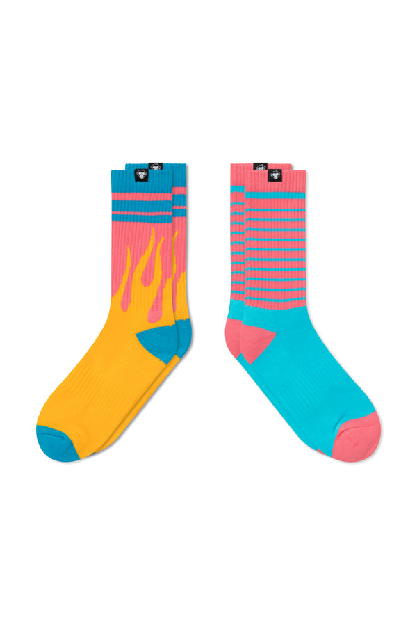 2 Pairs // Blaze + Striker socks