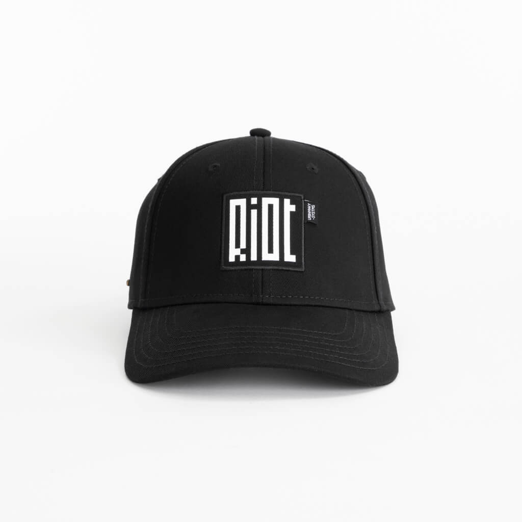 Buy Black Riot Baseball Cap with Mask Online – Urban Monkey®