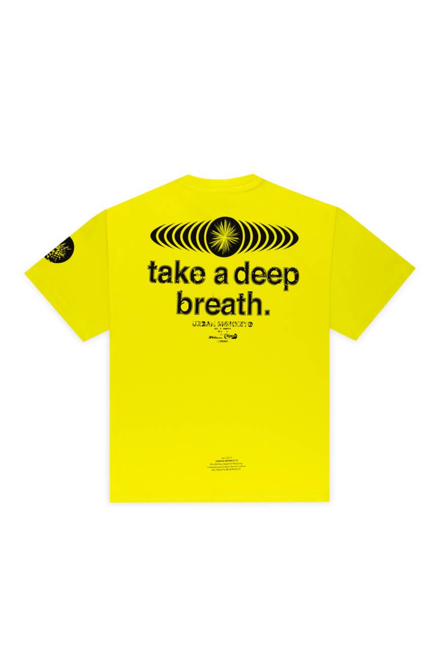 SKIN/スキン　DEEP BREATH Tシャツ　DeuxiemeClasse Buy Take a Deep Breath Oversized Fit Tshirt Online – Urban Monkey®