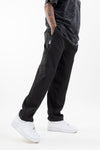Upgraded Relaxed Straight-Cut Track Pants // Black