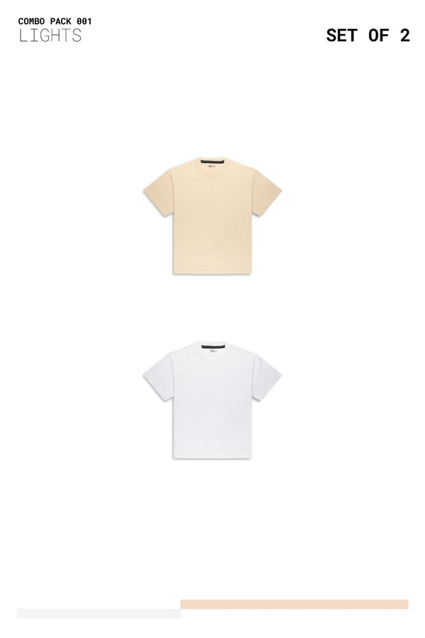 Pack of 2 Core T-shirts // Lights