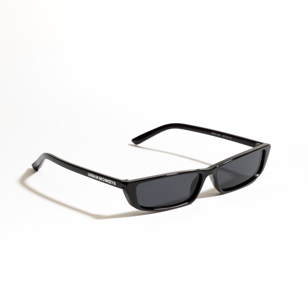 Buy Sleek Geek //001 Black Tinted Sunglass Online – Urban Monkey®