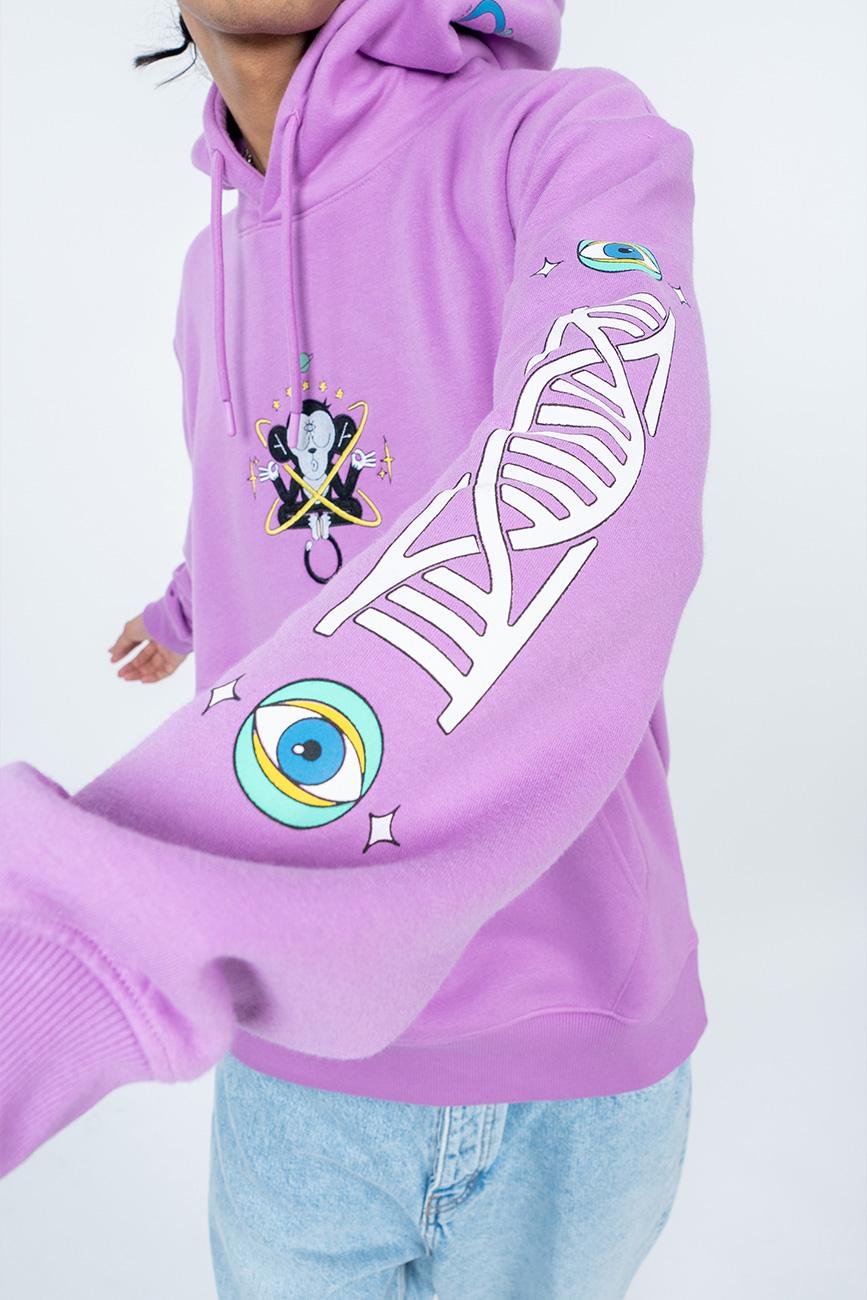 Buy The Bing Bang Purple Hoodie Online – Urban Monkey®
