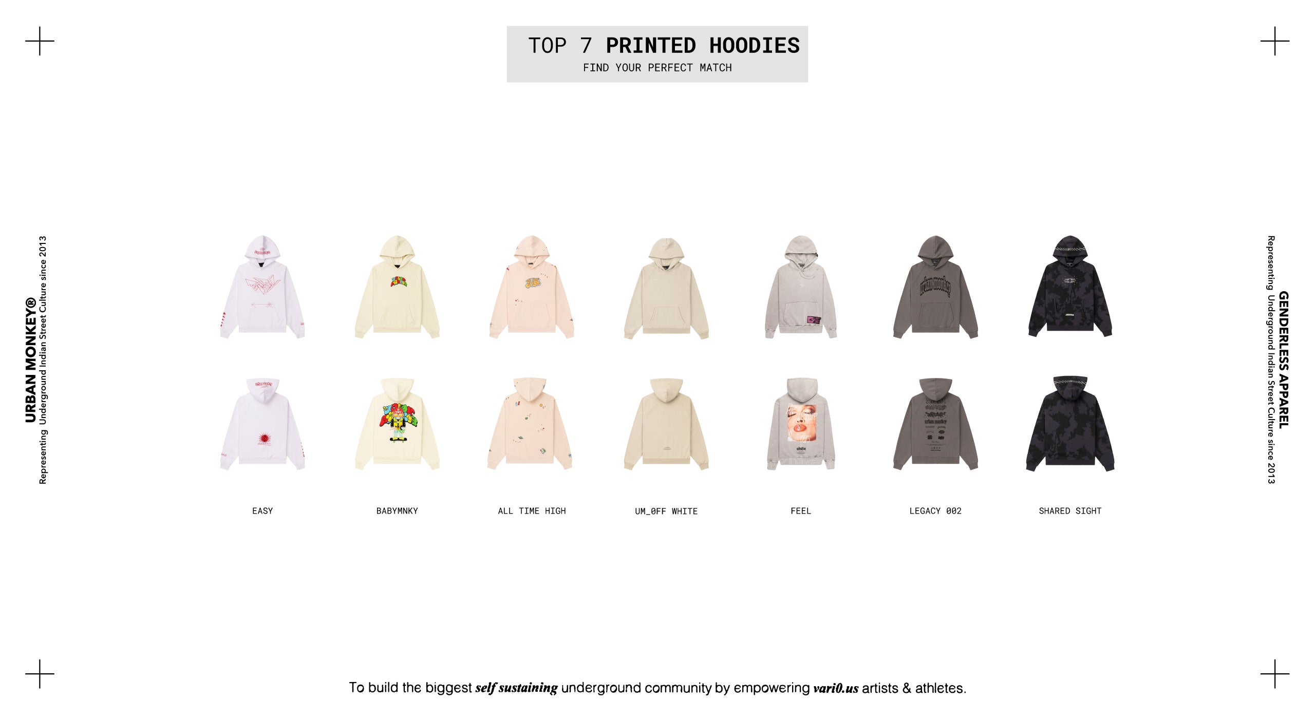 Top 7 Printed Hoodies: Find Your Perfect Style - Urban Monkey®