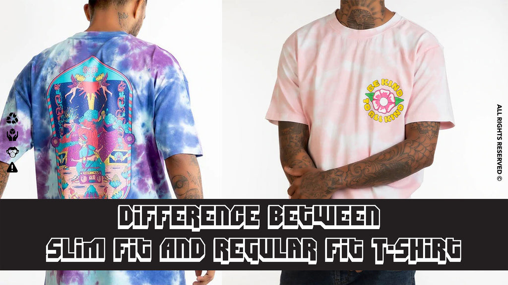 Difference Between Slim Fit And Regular Fit TShirt Urban Monkey®