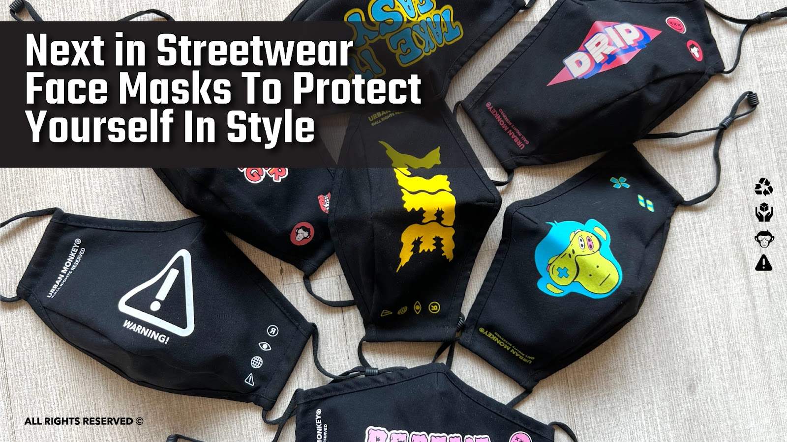 Next in Streetwear: Face Masks To Protect Yourself In Style - Urban Monkey®