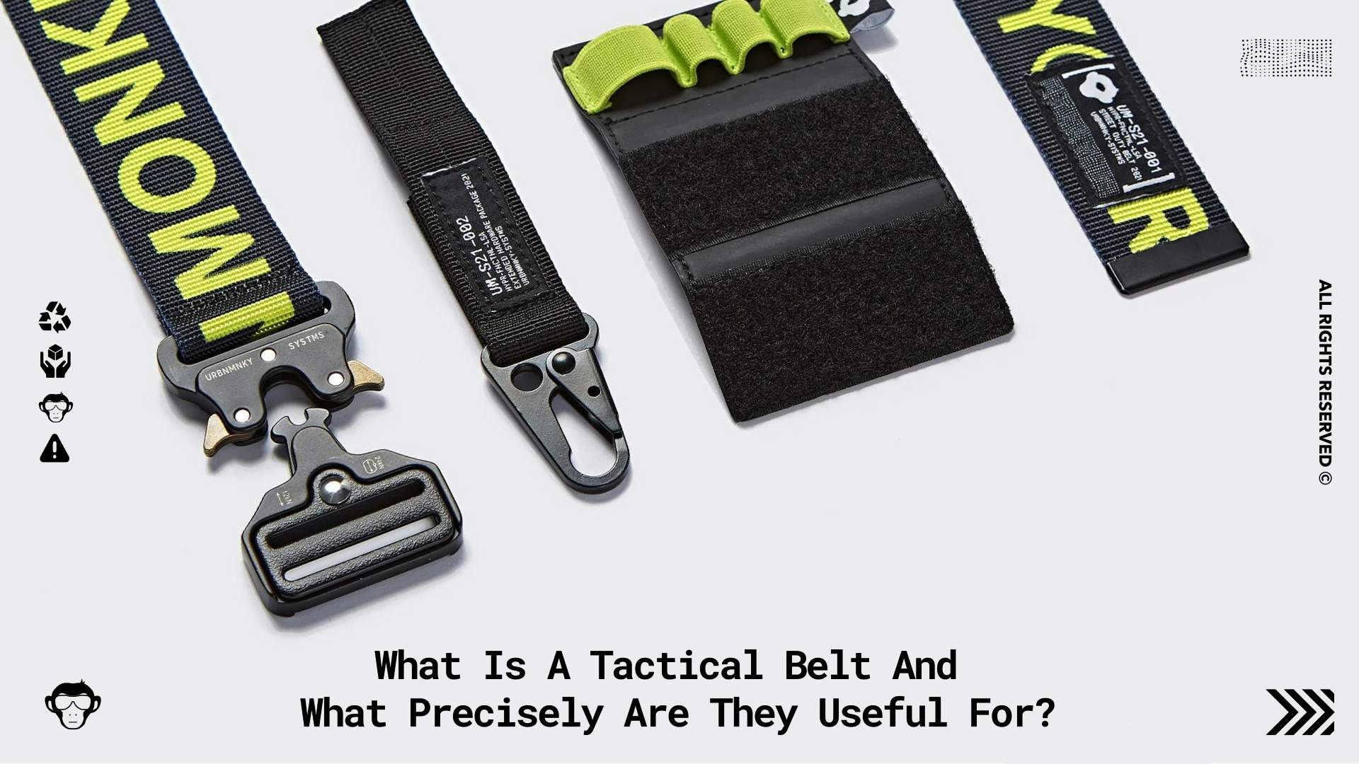What Is a Tactical Belt and What Precisely Are They Useful For? - Urban Monkey®