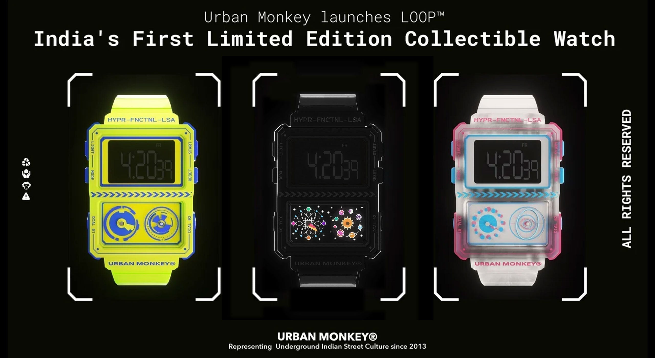 Urban Monkey launches LOOP™ - India's First Limited Edition Collectible Watch - Urban Monkey®