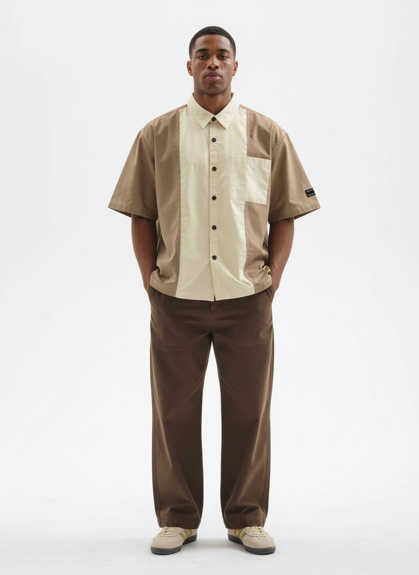 Colourblocked Casual Shirt // 002 Urban Monkey®