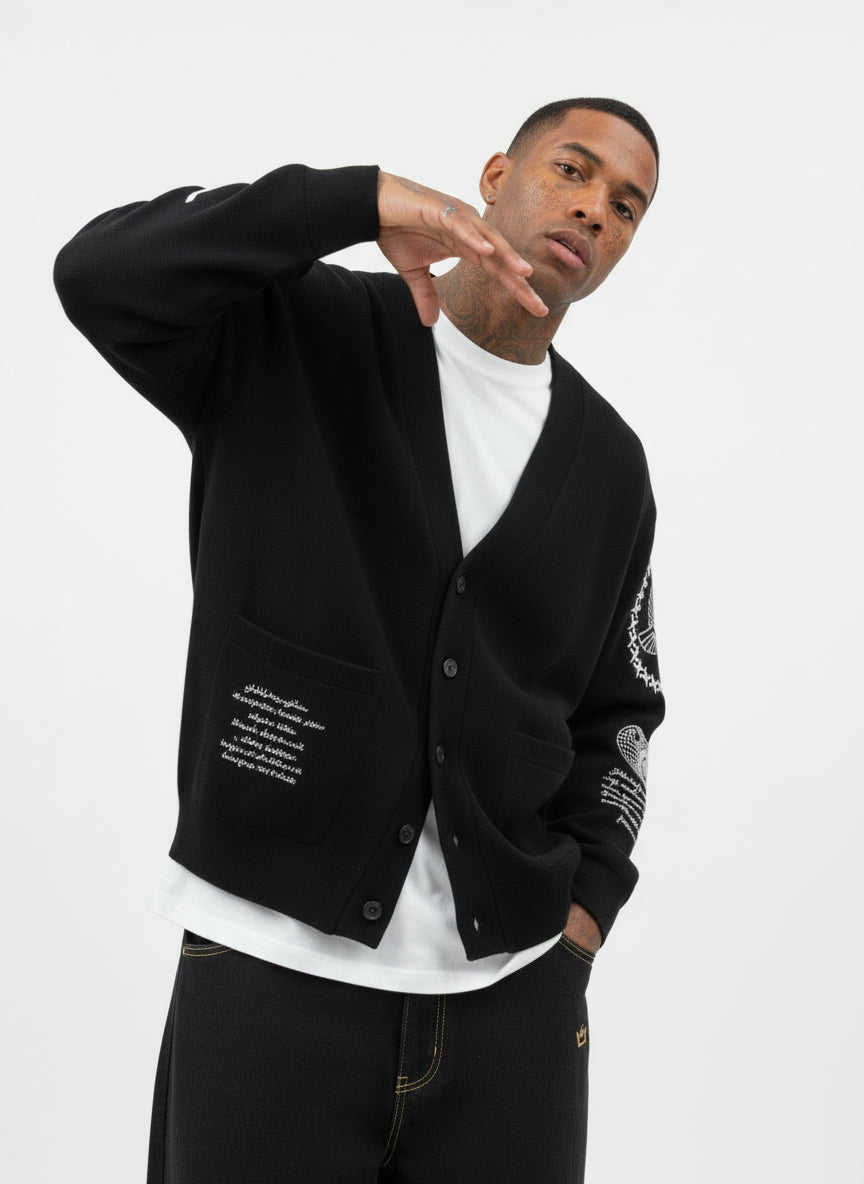 UMSB Knit Cardigan // Campus Cruise Urban Monkey®