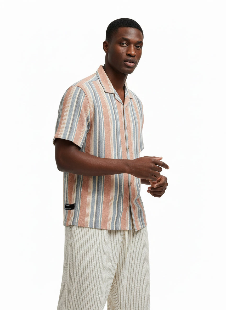Sunset Stripe Resort Shirt Urban Monkey®