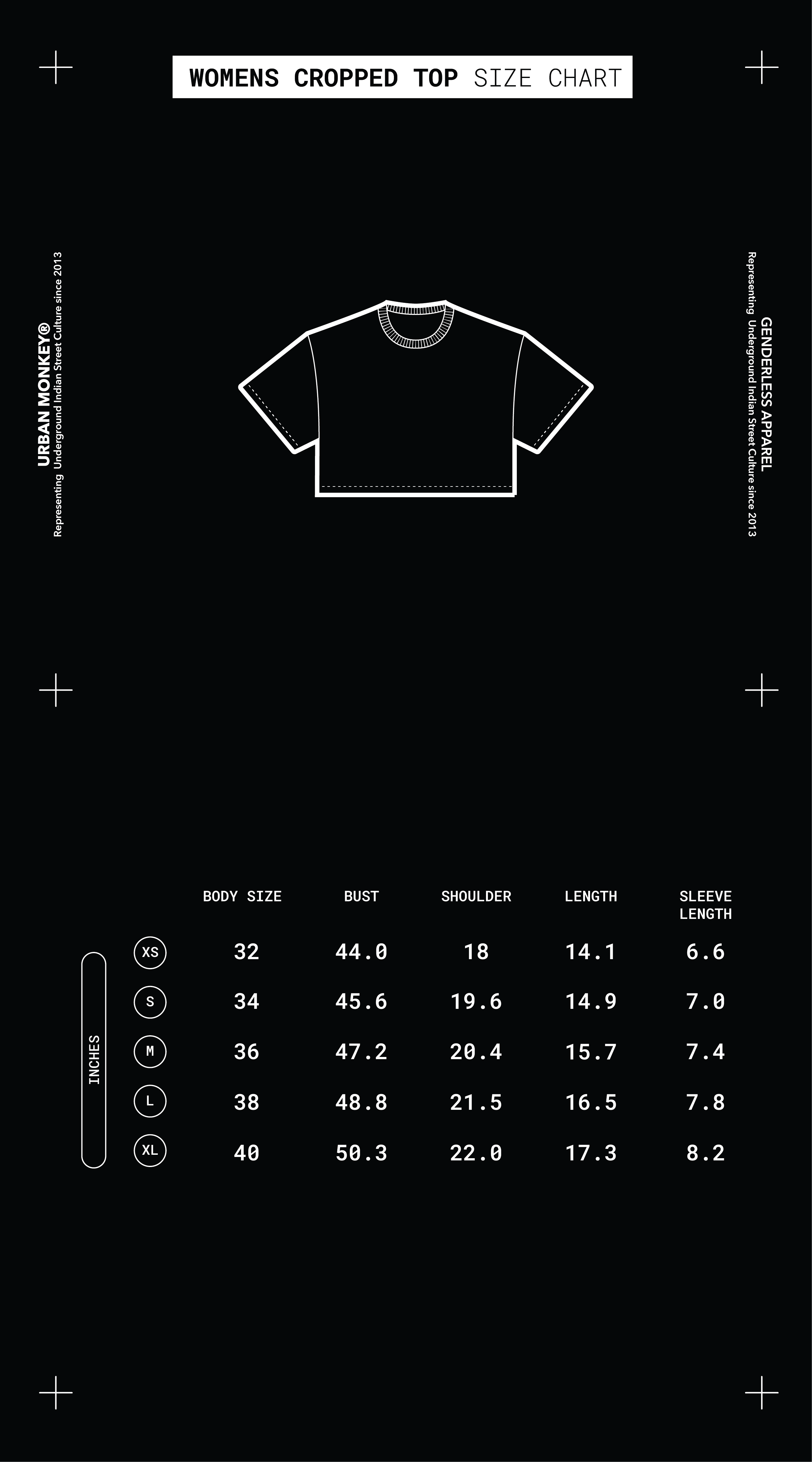 Size Chart Mobile Image