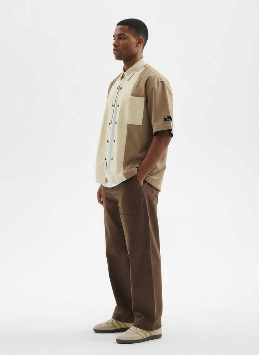 Colourblocked Casual Shirt // 002 Urban Monkey®