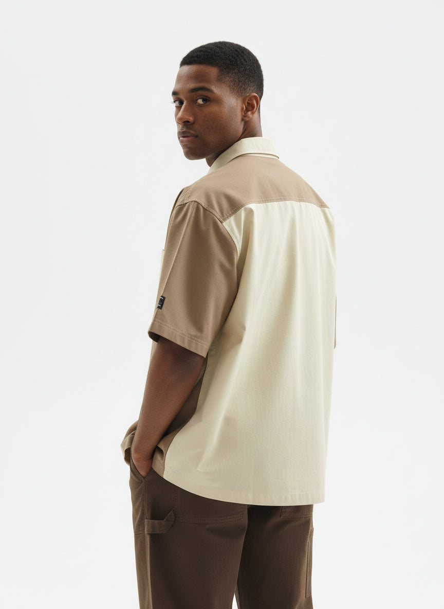 Colourblocked Casual Shirt // 002 Urban Monkey®