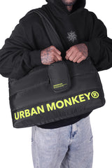 Pack of 2 Puffer bags // Neon On Black Urban Monkey®