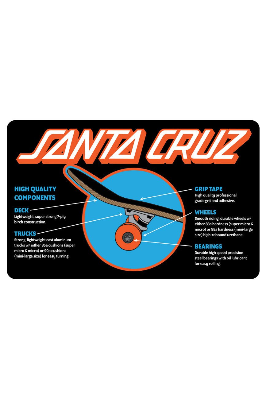 Buy Classic Dot Super Micro 7.25in x 27.00in Santa Cruz Skateboard