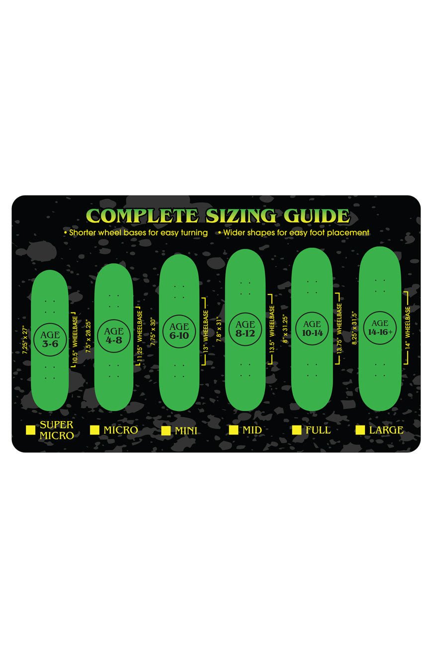 Logo Outline Large 8.25in x 31.5in Creature Skateboard Complete - Urban Monkey® - 11116223