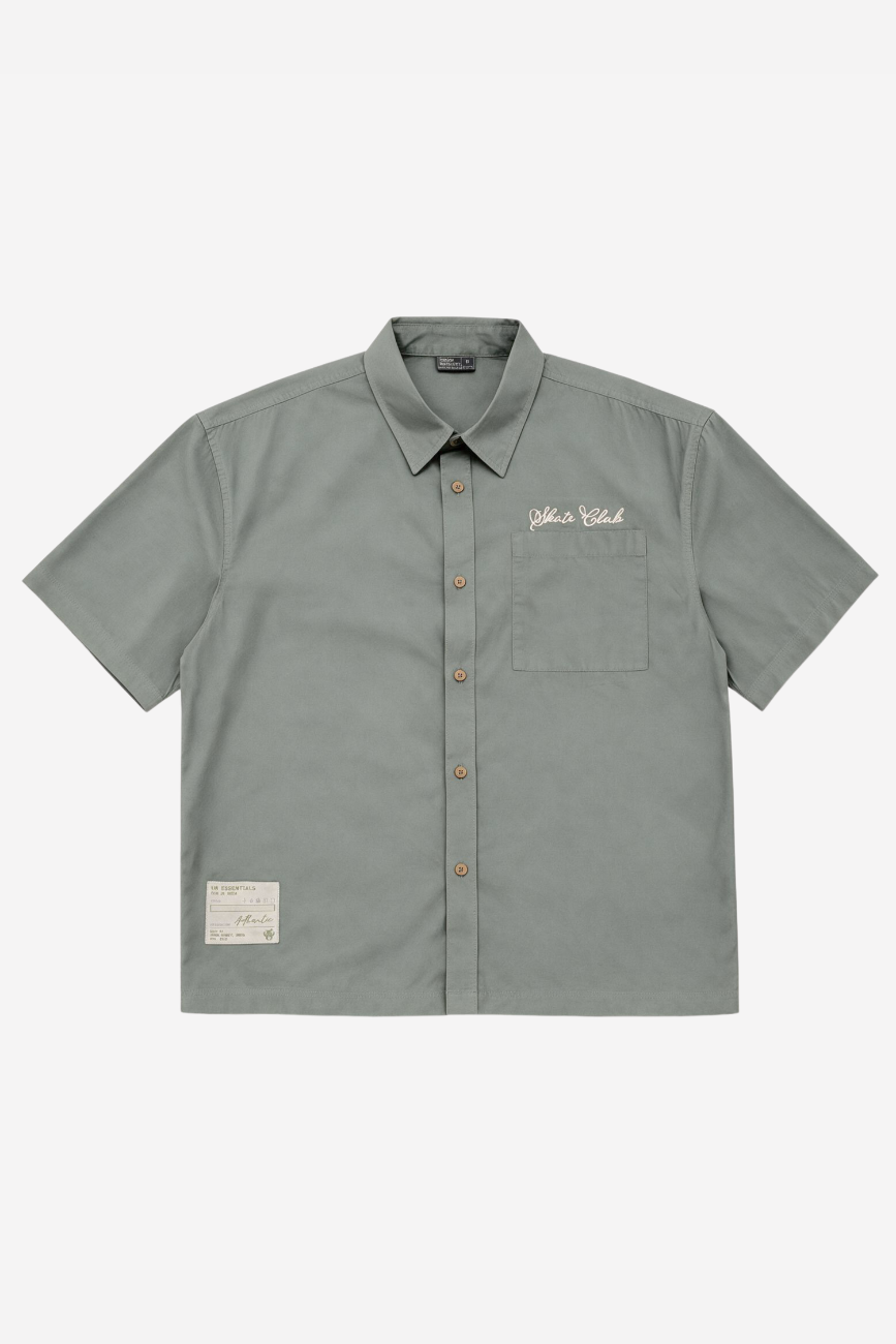 Le Classique Boxy Shirt // Sage Green Urban Monkey®