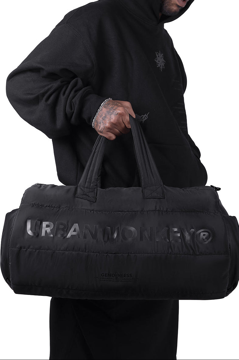 Pack of 2 Puffer bags // Black On Black Urban Monkey®