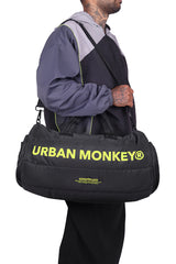 Pack of 2 Puffer bags // Neon On Black Urban Monkey®