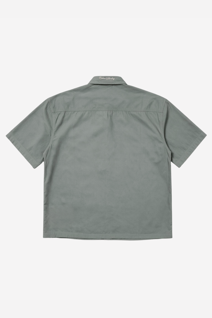 Le Classique Boxy Shirt // Sage Green Urban Monkey®