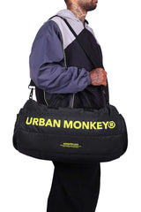 Puffer Duffle Bag // Neon On Black Urban Monkey®