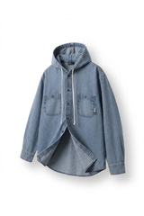Hooded Denim Shirt Urban Monkey®