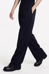 Relaxed Wide-Leg Trousers // Black Urban Monkey®