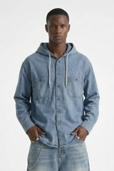 Hooded Denim Shirt Urban Monkey®