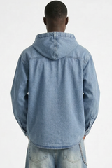 Hooded Denim Shirt Urban Monkey®