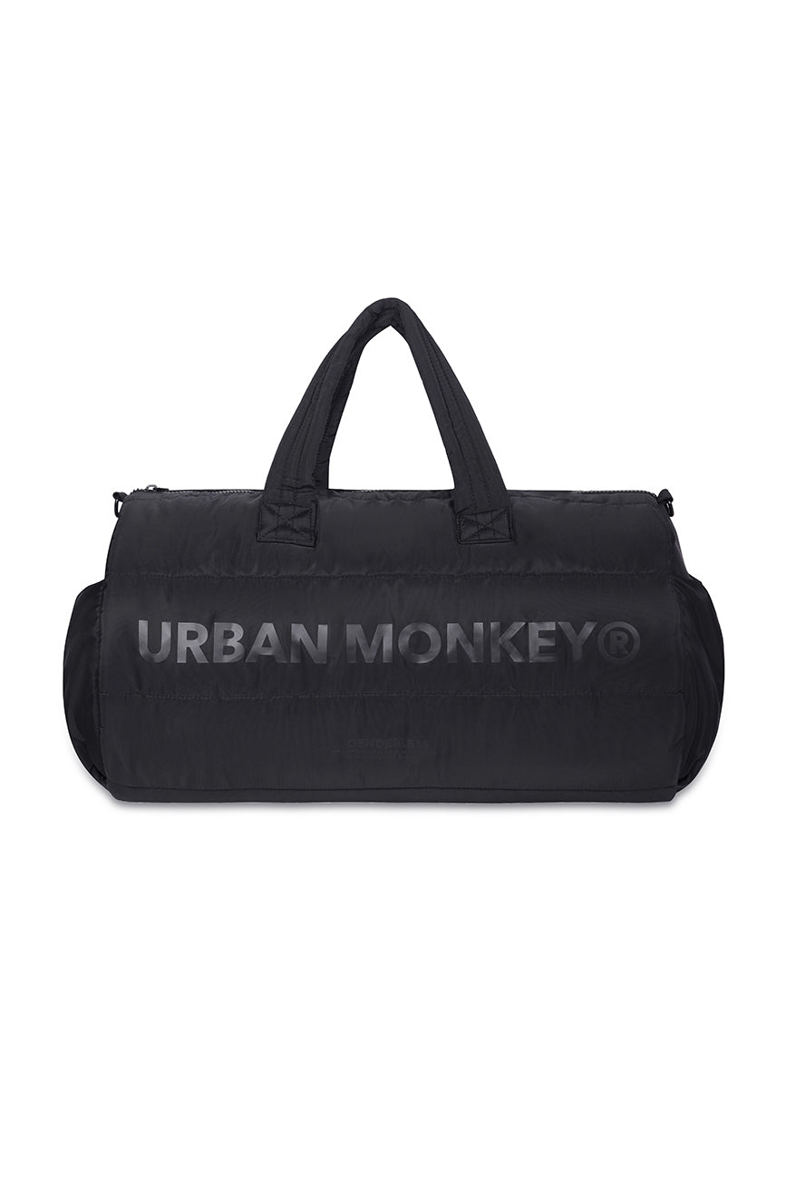 Puffer Duffle Bag // Black On Black Urban Monkey®