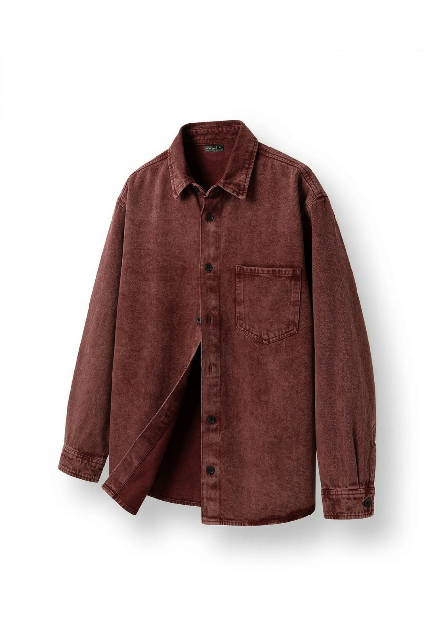 Denim Full Sleeves Shirt Urban Monkey®