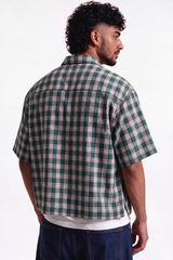 Macha Madras // Short Sleeve Boxy Shirt Urban Monkey®