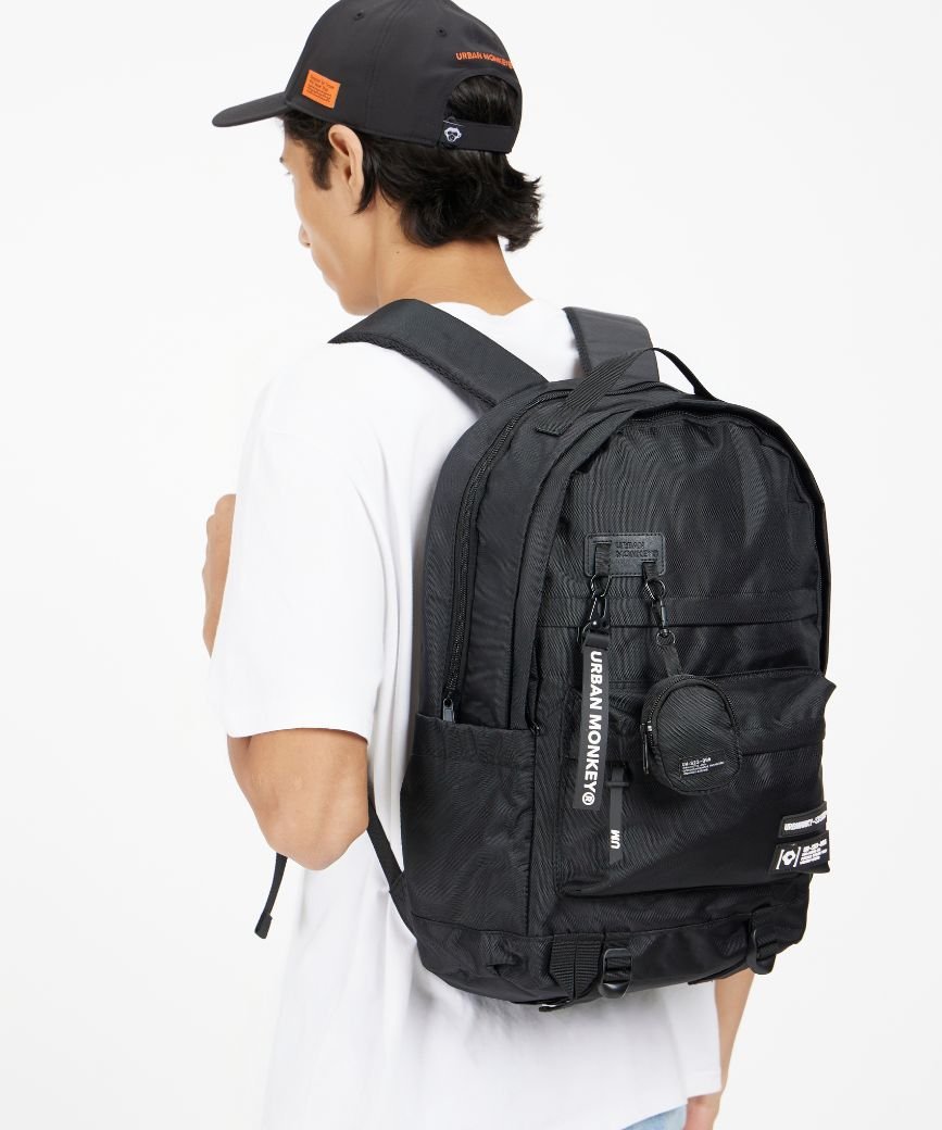 City Backpack // Black - Urban Monkey® - UM23026_BLK