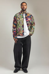 Flowers are dope // Jacquard Bomber Jacket Urban Monkey®