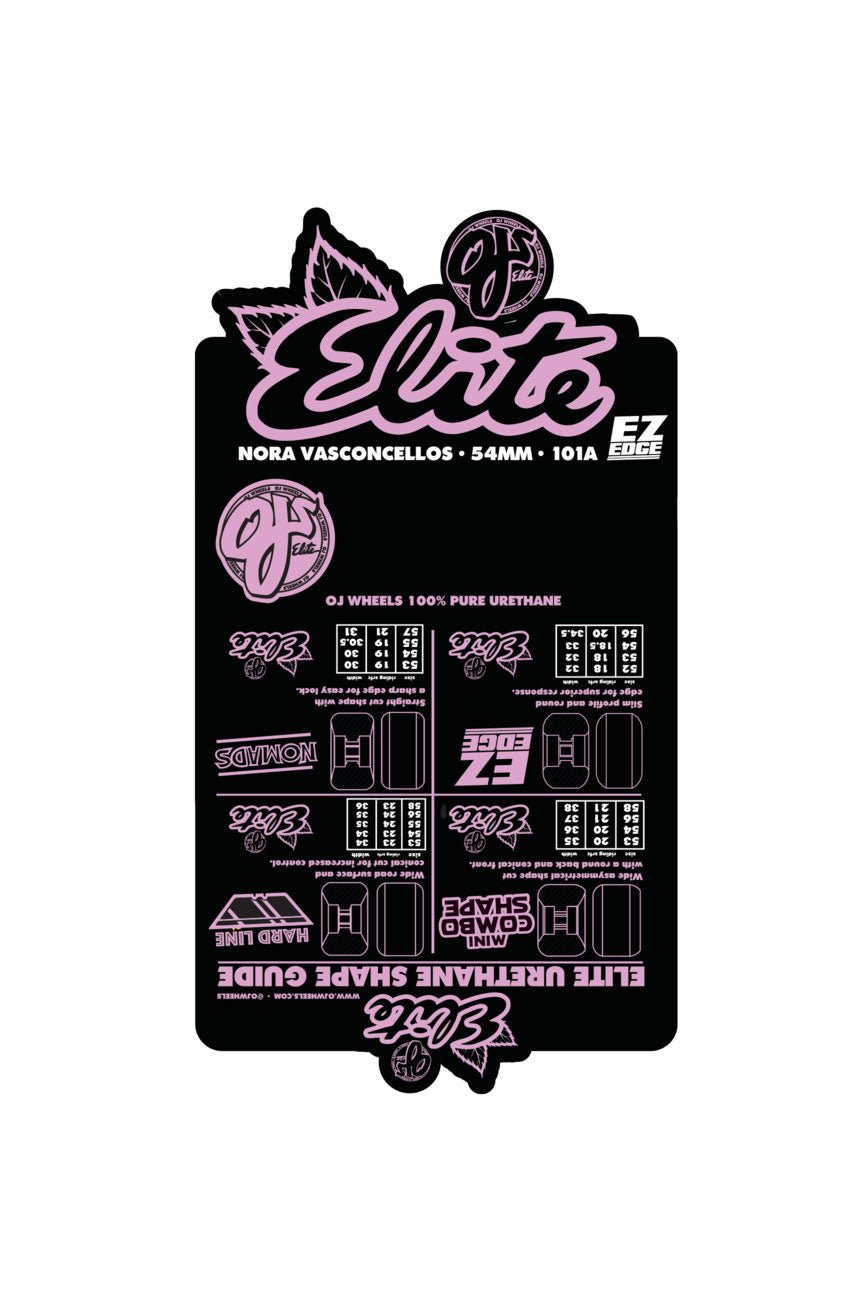 54mm Nora Vasconcellos Surfs Up 2 Elite EZ EDGE 101a OJ Wheels - Urban Monkey® - 22222844