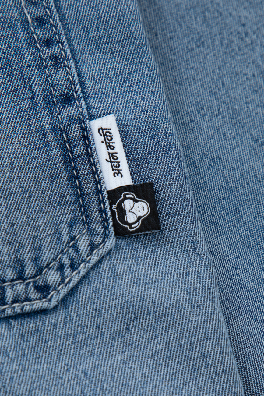 Hooded Denim Shirt Urban Monkey®