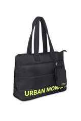 Pack of 2 Puffer bags // Neon On Black Urban Monkey®