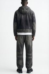 Oxidized Relaxed Rivet Denim // Black Urban Monkey®