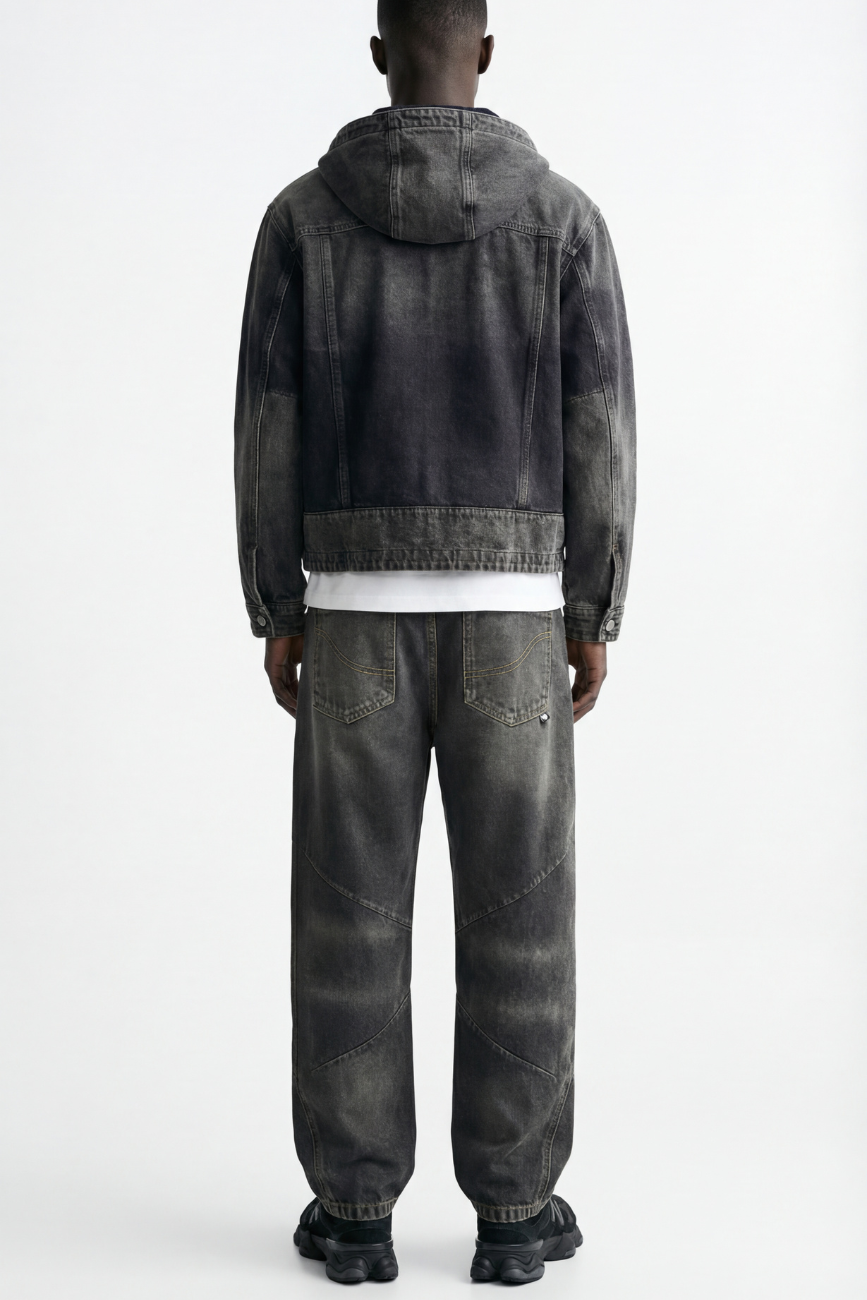 Oxidized Relaxed Rivet Denim // Black Urban Monkey®