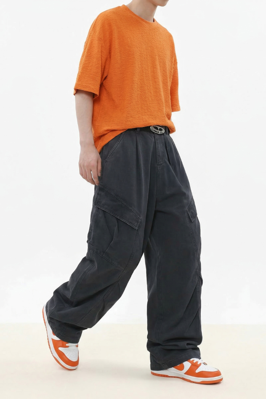 6 pocket unity cargo pants // grey Urban Monkey®