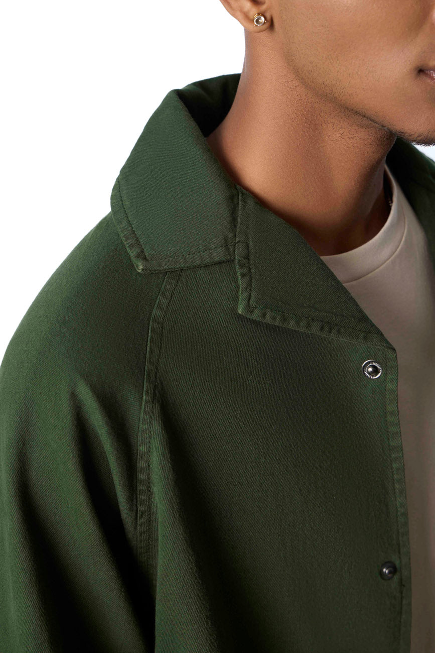 Hobo Shacket // Hunter Green Urban Monkey®