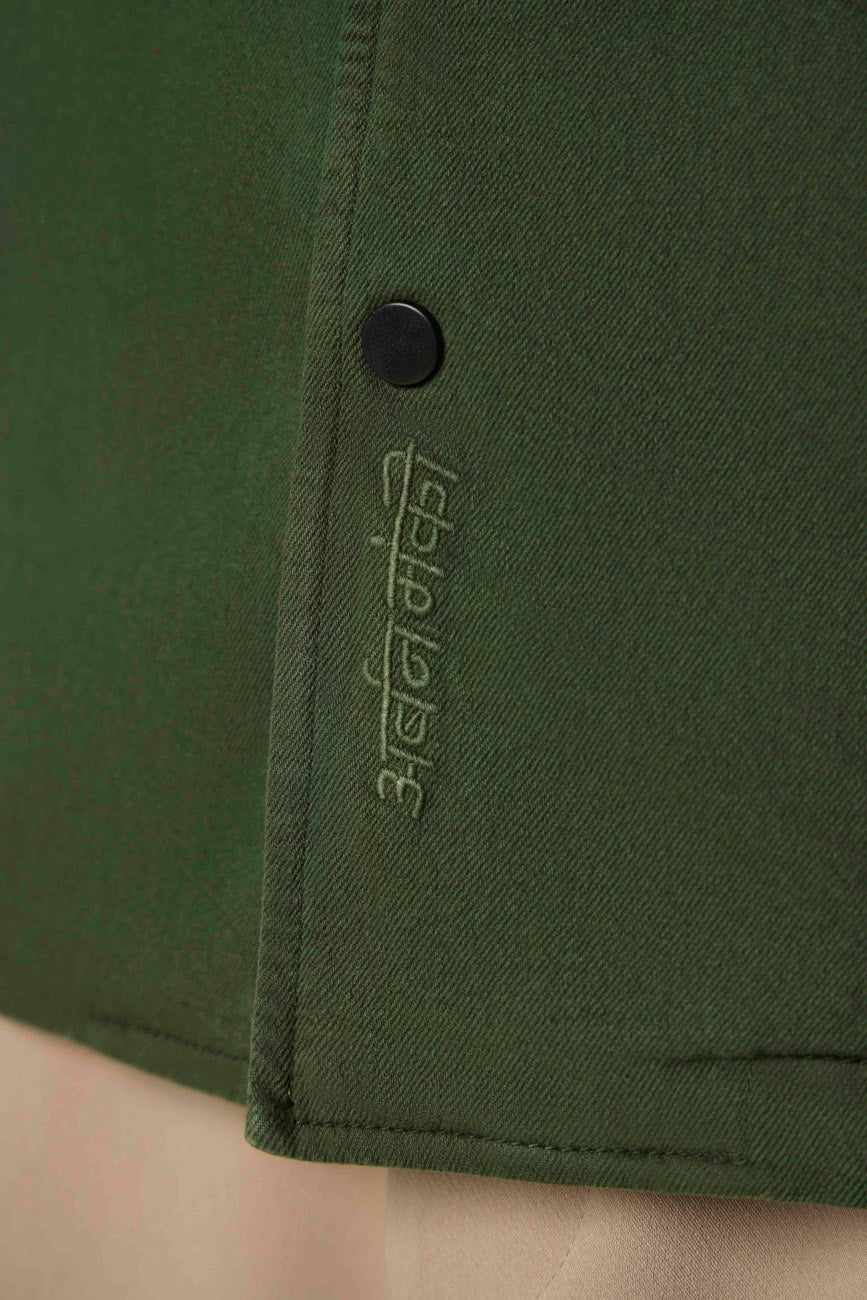 Hobo Shacket // Hunter Green Urban Monkey®
