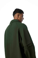 Hobo Shacket // Hunter Green Urban Monkey®