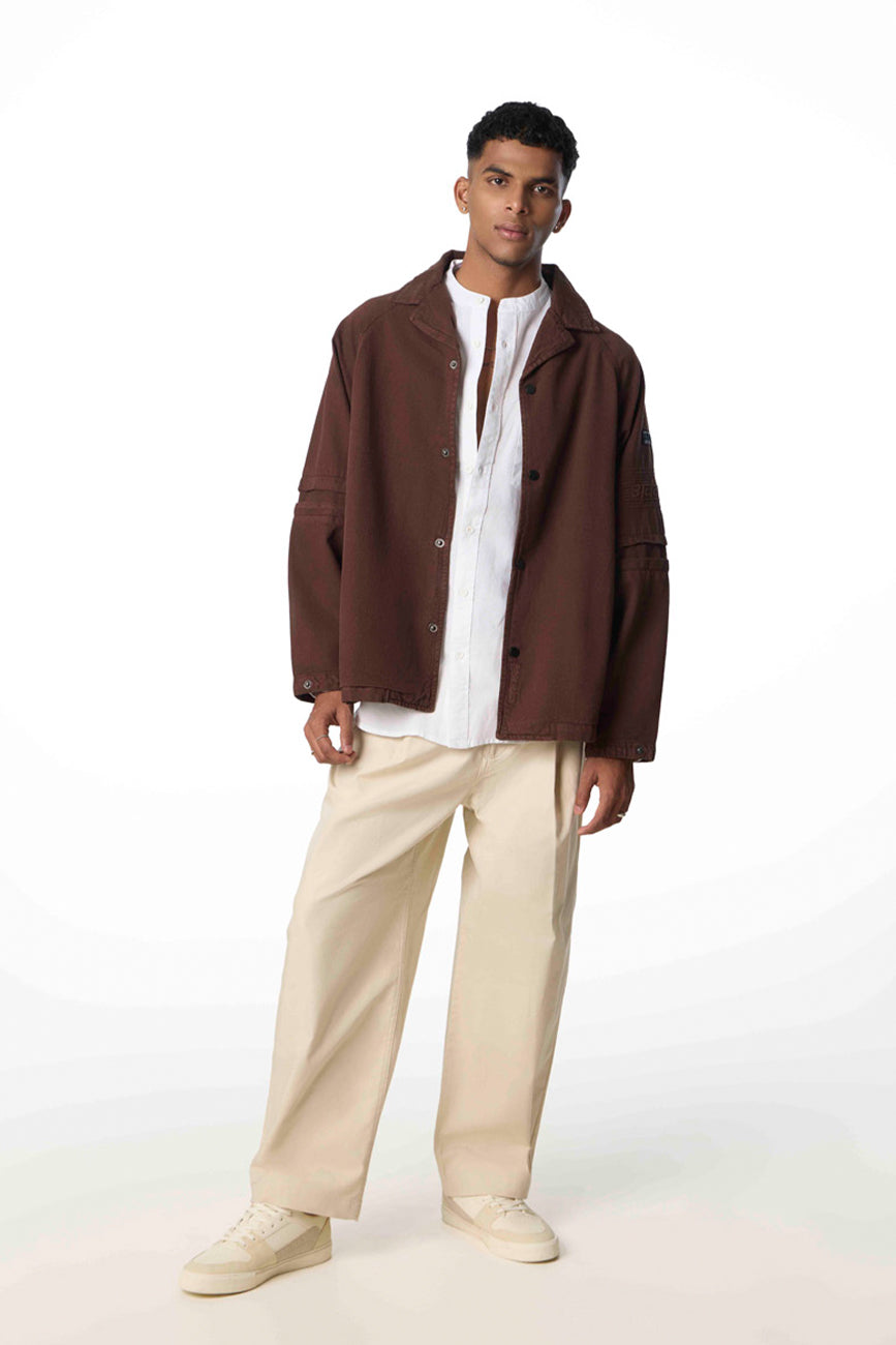 Hobo Shacket // Brown Urban Monkey®