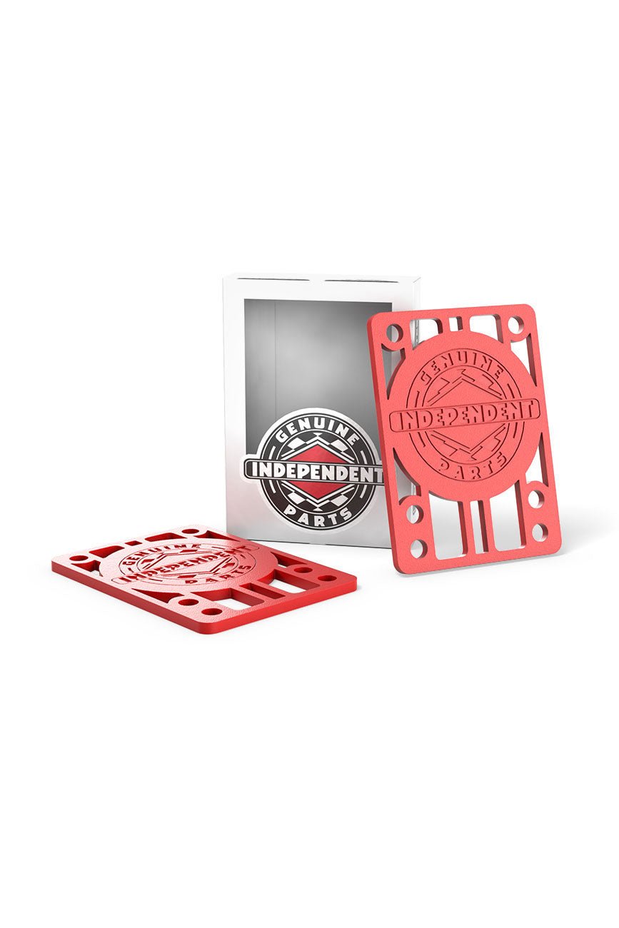 Genuine Parts Risers 1/8 in Red Independent - pack of 2 - Urban Monkey® - 33531283