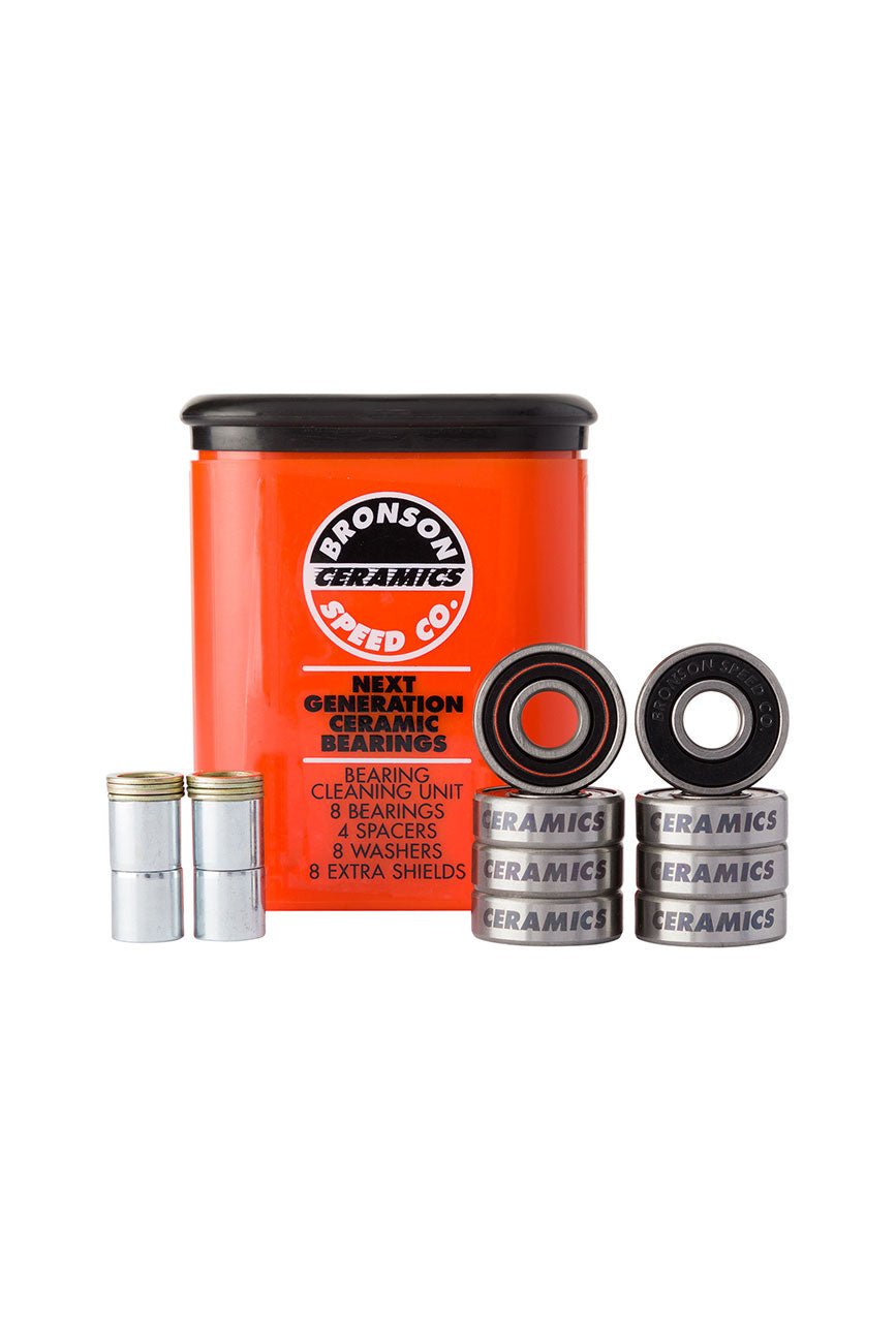 Bronson Speed Co. Ceramic Bearing - set of 8 ceramic bearings, 4 spacers, & 8 washers - Urban Monkey® - 33531358